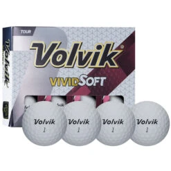 Volvik Vivid Soft Matte Urethane Golf Balls -Tour Edge Store Vivid Soft White