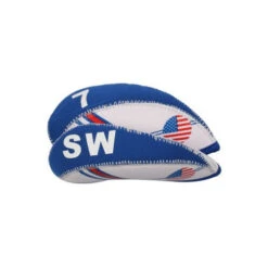 Volf Golf USA Flag Neoprene Iron Head Covers Set 9 Volf Golf USA Flag Neoprene Iron Head Covers Set -Tour Edge Store VolfGolfHeadcover USANeopreneIrons4