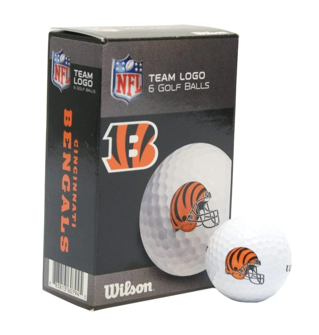 Wilson NFL Team Branded Golf Balls 1 Wilson NFL Team Branded Golf Balls
