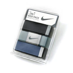 Nike 3-in-1 Web Belt Packs 21 Nike 3-in-1 Web Belt Packs -Tour Edge Store WebBelt BlackBlueNavy