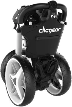 Clicgear Golf 3-Wheel Push Cart Model 4.0 -Tour Edge Store White 1