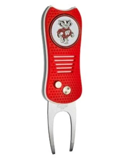 Team Golf Retractable Switchblade Switchfix Divot Tool Ball Marker - NCAA 38 Team Golf Retractable Switchblade Switchfix Divot Tool Ball Marker - NCAA -Tour Edge Store Wisconsin Badgers Switchfix 44448 159