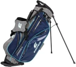 Tour Edge Exotics Xtreme 4 Stand Bags -Tour Edge Store Xtreme 4 Carry Bag Navy Scratch Plaid Teal