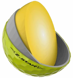 Srixon Z-Star Tour Golf Balls 21 Srixon Z-Star Tour Golf Balls -Tour Edge Store Z STAR8TourYellow FLIPPEDCORE