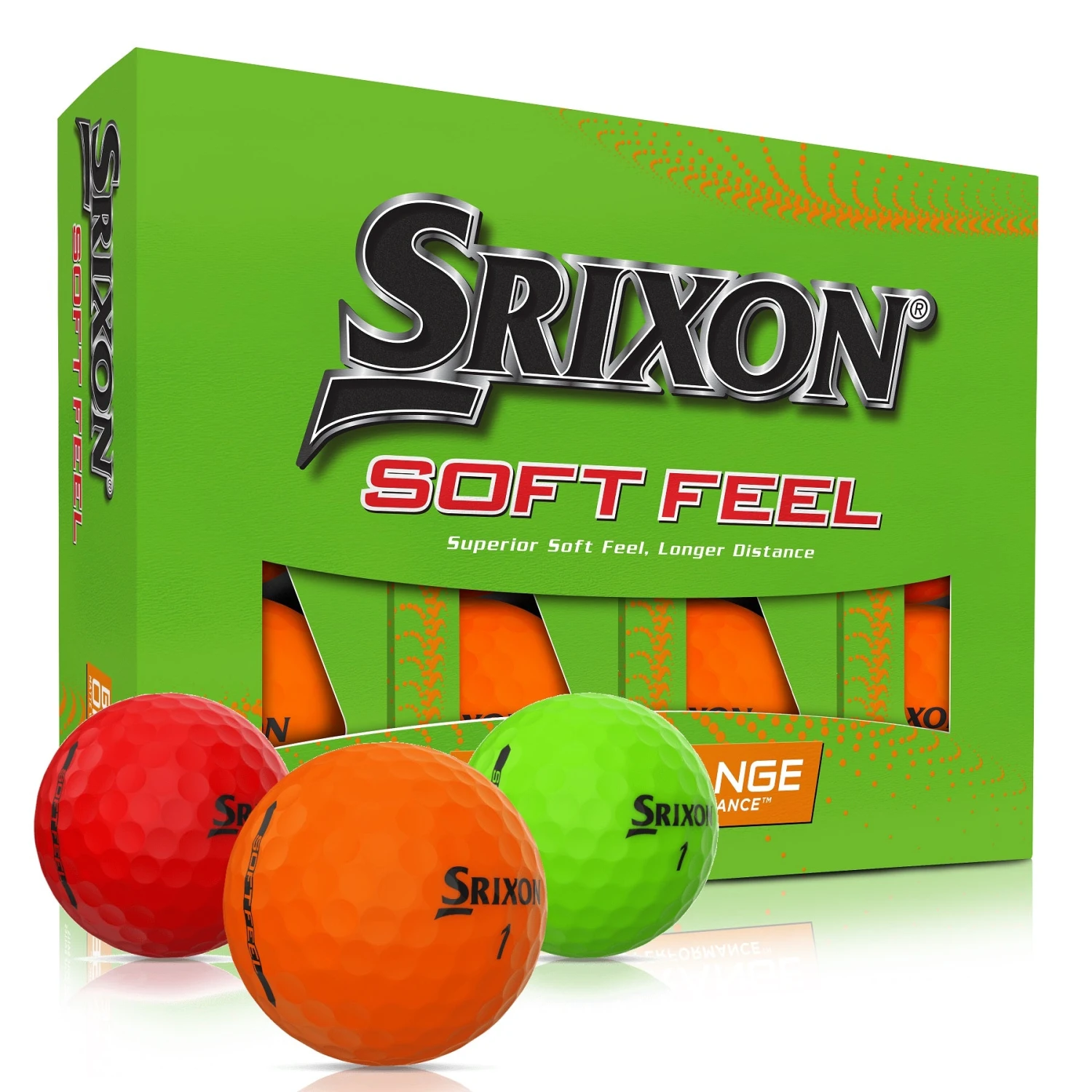 Srixon Soft Feel Brite Matte Color Golf Balls 1 Srixon Soft Feel Brite Matte Color Golf Balls