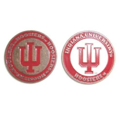 NCAA Double Sided Collegiate Golf Ball Marker Coins -Tour Edge Store indiana