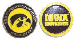 NCAA Double Sided Collegiate Golf Ball Marker Coins -Tour Edge Store iowa