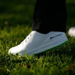 Orlimar Men's Spikeless Golf Shoes 21 Orlimar Men's Spikeless Golf Shoes -Tour Edge Store orlimar white heel side 10